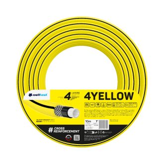   CELLFAST Locsolótömlő 4 rétegű YELLOW 1&quot  10 m (10-534)