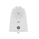 Oregon láncvezető 1/4-1,3mm  58 szemes 1 szegecses Husqvarna 10" - 25cm Single Rivet (100SDAA041)
