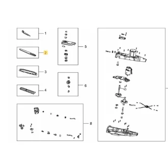  Arnold láncvezető, 3/8, 1,3, 33 szem, 8" 20cm PSA700 (1092-U1-009)
