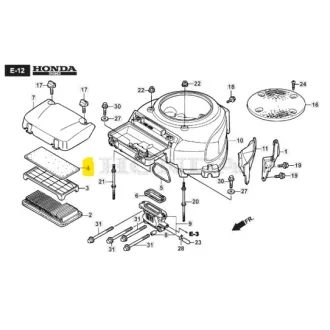 Stiga levegőszűrő előszűrő Honda (118552484/0)