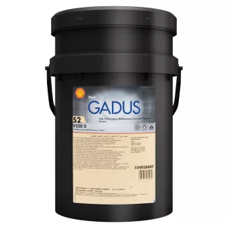   SHELL Gadus S2 V220 0, Kenőzsír, 18 kg Univerzális, lítium-hidroxi-sztearát szappan bázisú, nagynyomásálló (EP) zsír.