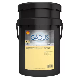   SHELL Gadus S2 V100 2, Kenőzsír, 18 kg Lítium-hidroxi-sztearát szappan bázisú univerzális zsír;