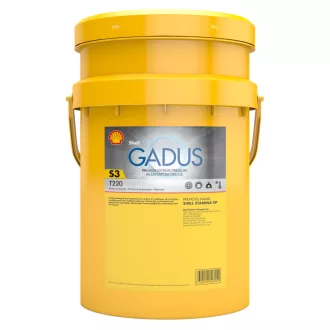   SHELL Gadus S3 T220 2, Kenőzsír, 18 kg Nagynyomásálló (EP), polikarbamid sűrítőt tartalmazó univerzális zsír