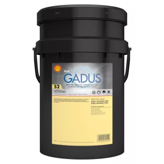   SHELL Gadus S2 V220AD 2, Kenőzsír, 18 kg Lítium / kálcium szappan sűrítőjű, szilárd kenőanyag tartalmú zsír