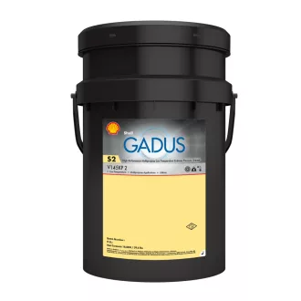   SHELL Gadus S2 V145KP 2, Kenőzsír, 18 kg Lítium bázisú, nagynyomásálló (EP) zsír; Jóváhagyások: MB 267.0, MAN 283 Li-P 2
