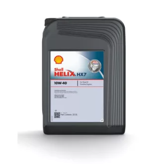   SHELL Helix HX7 10W-40 SP, Motorolaj, 20 l ; API SP; ACEA A3/B4; VW 501.01; VW 505.00; MB 229.3; Renault RN 0700 ; Renault RN 0710 