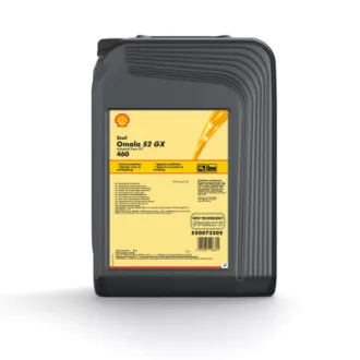   SHELL Omala S2 GX 460, Ipari hajtóműolaj, 20 l Spec.: a következőknek: ISO 12925-1 Type CKD/CKC, ISO 12925-1 Type CKSMP, DIN 51517 - Part 3 C LP, DIN 51517 - Part 4 C LPX, ANSI/AGMA 9005-F16, AIST (US Steel) No.224