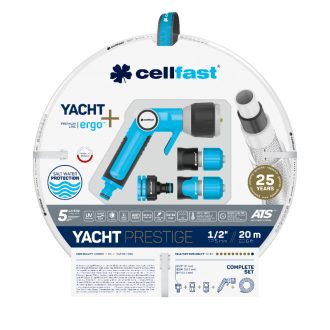   CELLFAST Locsolótömlő YACHT PRESTIGE SET 1/2&quot  20 m (13-390)