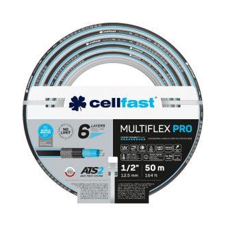   CELLFAST Locsolótömlő 6 rétegű MULTIFLEX ATSV 1/2&quot  50 m (13-802)
