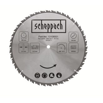   Scheppach TCT fűrészlap (700 x 30 x 4,5 mm, 42 fog) HS 720 / HS 730-hoz (13108001)
