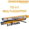 Ablaktörlő lapát flexibilis flat multi 450mm / 18" 10 adapterrel Denckermann vm ablaktörlölapát (139005)