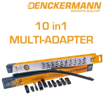   Ablaktörlő lapát flexibilis flat multi 525mm / 21" 10 adapterrel Denckermann vm ablaktörlölapát (139008)
