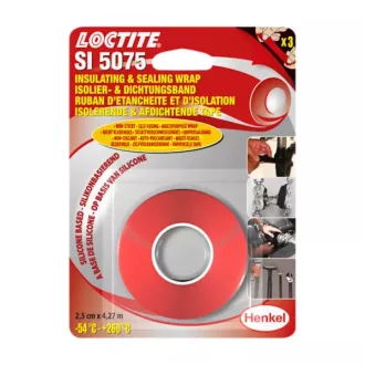   Loctite SI 5075 - sürgősségi javítás - szilikon tömítőszalag - 25 mm x 4,27 m (1684617)