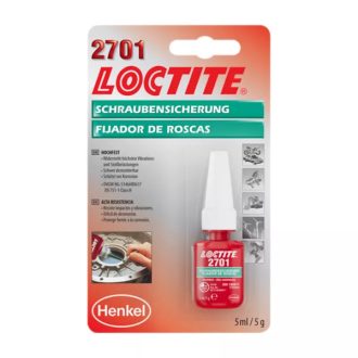   Loctite 2701 - Metakrilát nagy szilárdságú csavarrögzítő - 5 ml (195911)