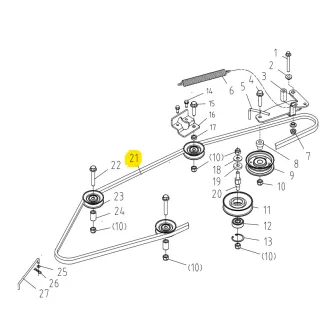 Riwall ékszíj V LG4-1030 (20085198)