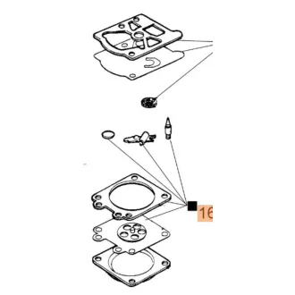 Oleo-Mac Karburátor membrán készlet (24-2318671)