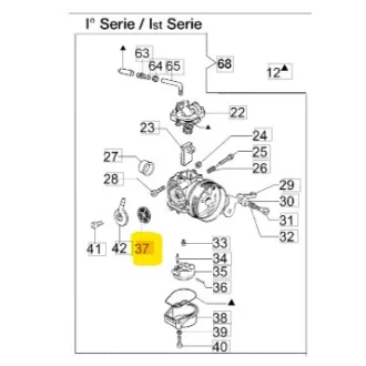   Oleo-Mac Üzemanyagszűrő I. szériához AM 150, AM 180, AM 190, MTL 50, SA 18, MB 80, MB 800  (24-300000217)