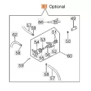 Oleo-Mac Szivattyú adapter Booster MB 800 (24-365200273)