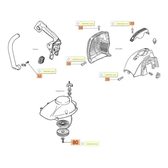 Oleo-Mac Csavar pl. rönktámaszhoz (24-3960070 )