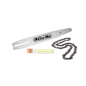   Oleo-Mac Láncfűrészhez láncvezető+lánc 25cm 1/4x1.3mm 60szem (24-50030352)