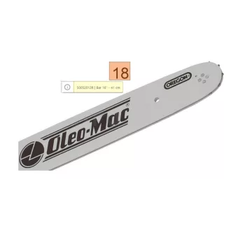   Oleo-Mac láncvezető láncfűrészhez 3/8x1,3mm 16" 40cm (24-50052012)
