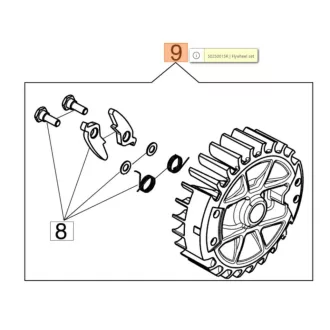 Oleo-Mac Lendkerék komplett (24-50250015)