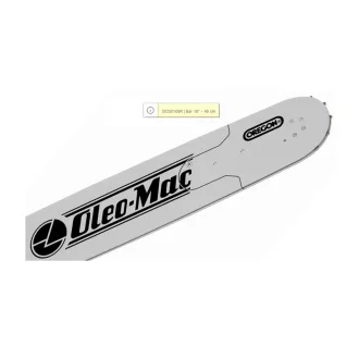   Oleo-Mac Láncvezető láncfűrészhez 3/8x1,5mm 68 szem 18" 46cm (24-50250106)
