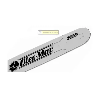   Oleo-Mac láncvezető láncfűrészhez 3/8x1,5mmx72 szem 51cm GS 650 (24-50250107)