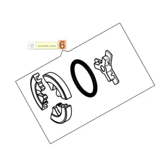 Oleo-Mac Kuplung komplett (24-50310004)