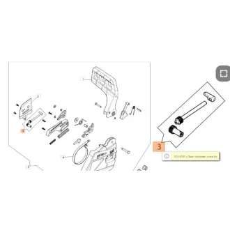   Oleo-Mac láncfeszítő GSH 400, 510, 560, MTH 5100, 5600 láncfűrészhez  (24-50310263)