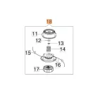 Oleo-Mac TR 61 damilfej, 105MM, M8X1,25 balos belső (24-60012020)