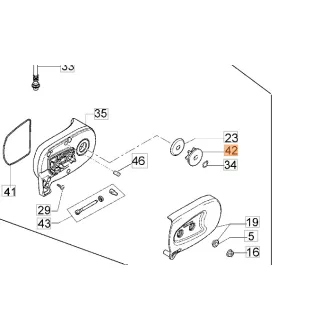   Oleo-Mac Multi Made ágvágó adapter csillagkerék (24-61240070R)