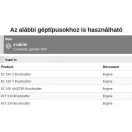 Oleo-Mac Henger komplett 45 mm, BC 530, BC 550 ( 24-61400181 )