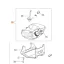 Oleo-Mac üzemanyagtank BCH 400 T, S, BP (24-61452050)