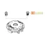 Oleo-Mac adapter csavar, anyás M10 x 1.25 LHF (24-63120041)