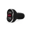 Autós szivargyujtó adapter 2xusb, feszmérövel fekete 55055bk (266469)