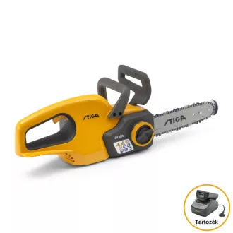   STIGA akkumulátoros láncfűrész CS 100e Kit (akkumulátor és töltő tartozék) 10" - 25cm (271404101/ST1)