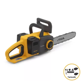   STIGA akkumulátoros láncfűrész  CS 300e Kit (akkumulátor és töltő tartozék) 12" - 30cm (273404501/ST1)