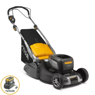   STIGA akkumulátoros fűnyíró Twinclip 950e VR Kit  (akkumulátorral és töltővel) (294519198/ST1)