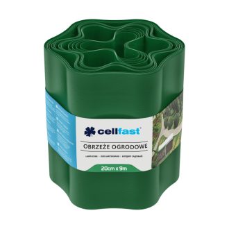   CELLFAST Ágyásszegély hullámos 20 cm x 9 m zöld (30-003H)