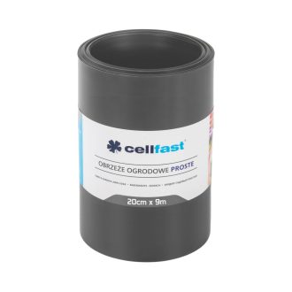 CELLFAST Ágyasszegély egyenes 20 cm x 9 m grafit (30-243)