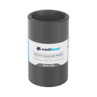 CELLFAST Ágyasszegély egyenes 25 cm x 9 m grafit (30-244)