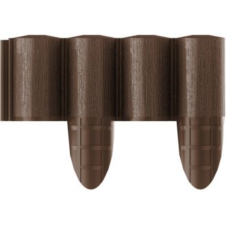   CELLFAST Ágyásszegély fautánzatú barna 4 tagos 2,4 m ECO (34-031)