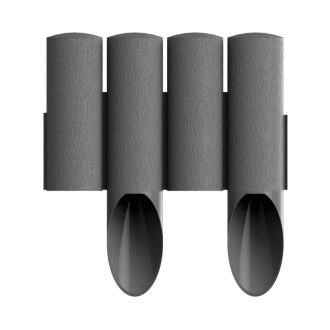   CELLFAST Ágyásszegély fautánzatú grafit 4 tagos 2,3 m STANDARD (34-044)