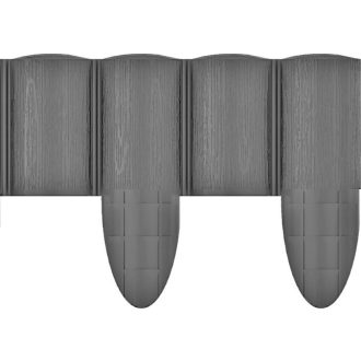   CELLFAST Ágyásszegély fautánzatú grafit 4 tagos 2,3 m ECO (34-054)