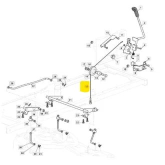 Stiga vágásmagasság emelő bowden traktor (382004620/0)