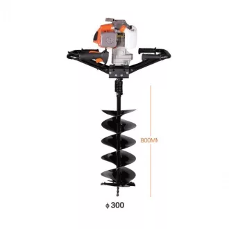   Kasei 3WT-300B Földfúró 63,3cm3, 2kw 300 mm fúrószárral (3WT-300B)