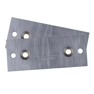   Scheppach Kétoldalas kések 100 x 40 x 4 mm (2 darab) Biostar 3000-hez (40400140)