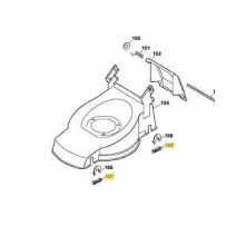 -Fűnyírótengely rögzítő elem