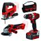 Einhell TE-TK 18/3 Li Kit (JS+CD+AG) akkus szerszámgép szett (4257241)